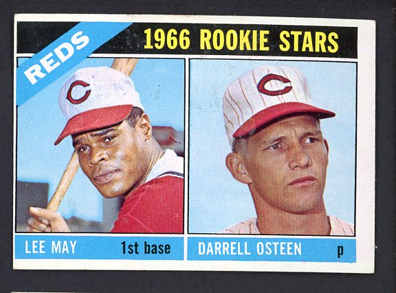 1966 Topps Baseball #424 Lee May Reds EX 466421