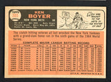 1966 Topps Baseball #385 Ken Boyer Mets EX 466423