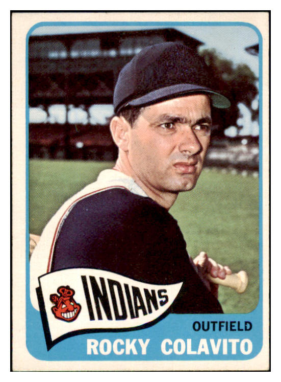 1965 Topps Baseball #380 Rocky Colavito Indians VG-EX 466433