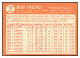 1964 Topps Baseball #020 Bob Friend Pirates VG 466435