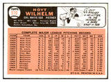 1966 Topps Baseball #510 Hoyt Wilhelm White Sox EX 466442