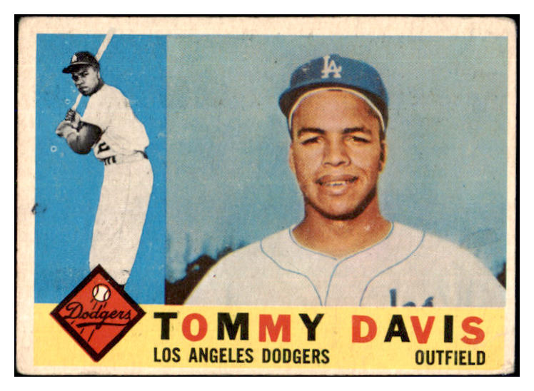 1960 Topps Baseball #509 Tommy Davis Dodgers VG 466495