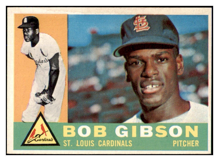 1960 Topps Baseball #073 Bob Gibson Cardinals Good trimmed 466501