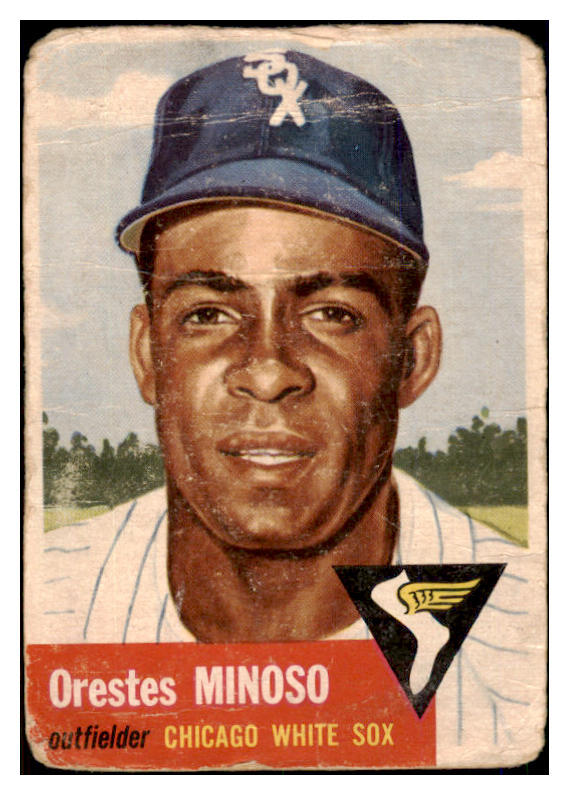 1953 Topps Baseball #066 Minnie Minoso White Sox Fair 466542