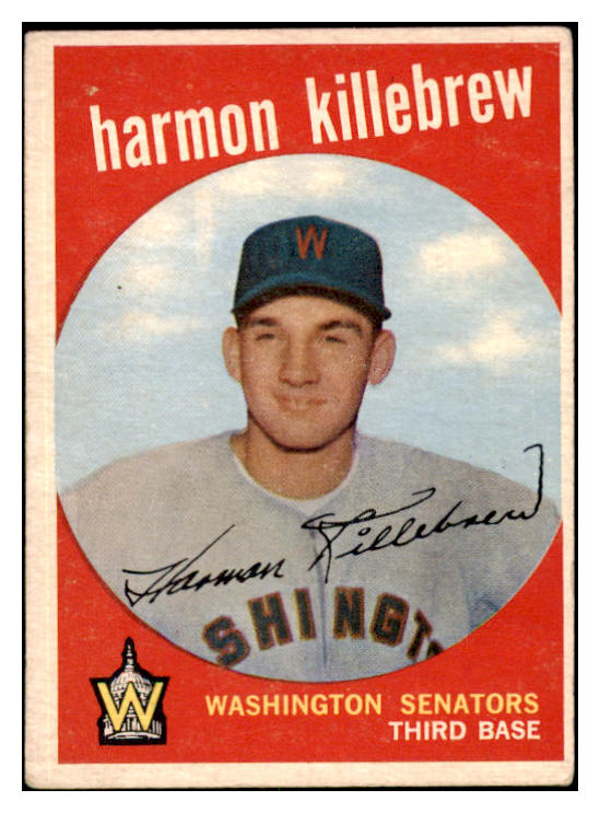 1959 Topps Baseball #515 Harmon Killebrew Senators VG/VG-EX 466623