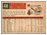 1959 Topps Baseball #430 Whitey Ford Yankees VG 466625