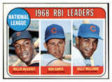 1969 Topps Baseball #004 N.L. RBI Leaders McCovey NR-MT 466652