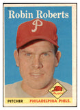 1958 Topps Baseball #090 Robin Roberts Phillies EX 466660