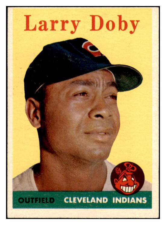 1958 Topps Baseball #424 Larry Doby Indians EX 466665