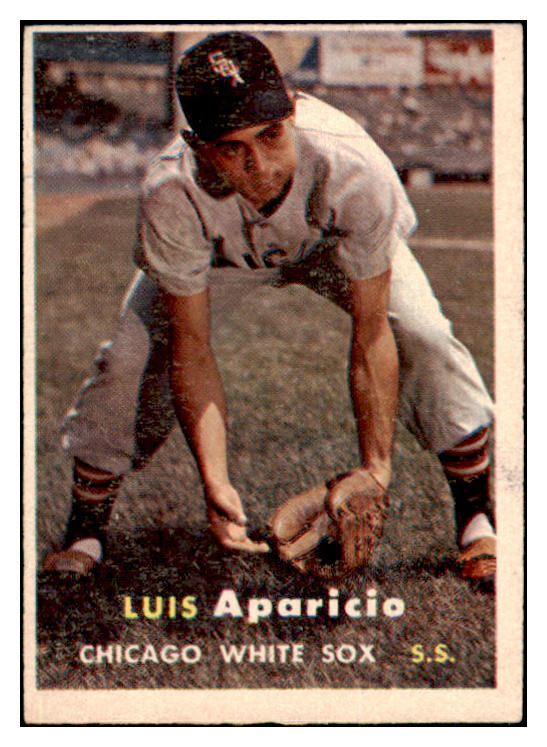 1957 Topps Baseball #007 Luis Aparicio White Sox VG-EX 466672