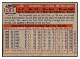 1957 Topps Baseball #154 Red Schoendienst Giants VG-EX 466684