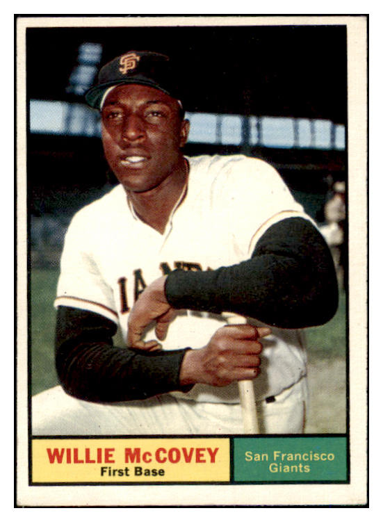 1961 Topps Baseball #517 Willie McCovey Giants EX 466737