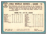 1965 Topps Baseball #133 World Series Game 2 Stottlemyre EX 466738