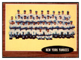 1962 Topps Baseball #251 New York Yankees Team EX 466745