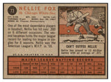 1962 Topps Baseball #073 Nellie Fox White Sox NR-MT 466748