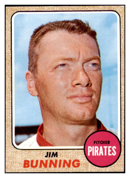 1968 Topps Baseball #215 Jim Bunning Pirates NR-MT 466781