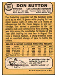 1968 Topps Baseball #103 Don Sutton Dodgers EX 466784