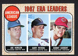 1968 Topps Baseball #008 A.L. ERA Leaders Gary Peters EX-MT 466805