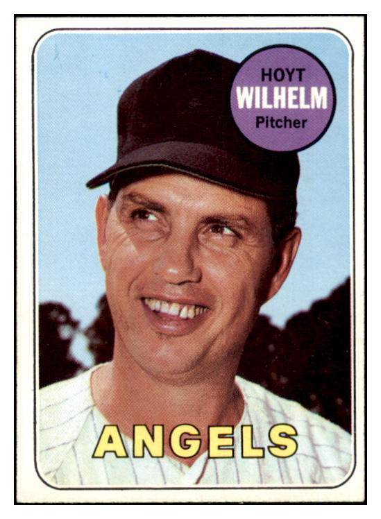 1969 Topps Baseball #565 Hoyt Wilhelm Angels EX-MT 466810