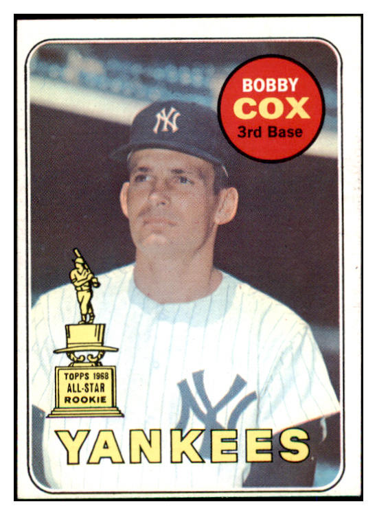 1969 Topps Baseball #237 Bobby Cox Yankees EX-MT 466820