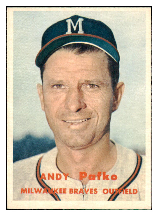 1957 Topps Baseball #143 Andy Pafko Braves VG-EX 466868