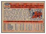 1957 Topps Baseball #228 Smoky Burgess Reds VG-EX 466878