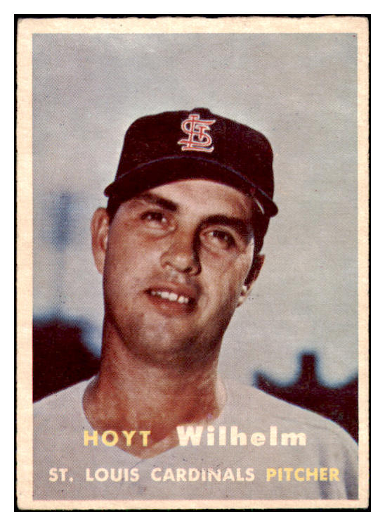 1957 Topps Baseball #203 Hoyt Wilhelm Cardinals EX 466884