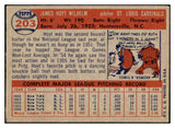 1957 Topps Baseball #203 Hoyt Wilhelm Cardinals EX 466884