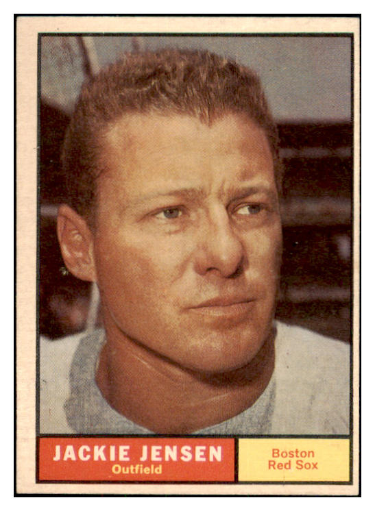 1961 Topps Baseball #540 Jackie Jensen Red Sox EX-MT 466929