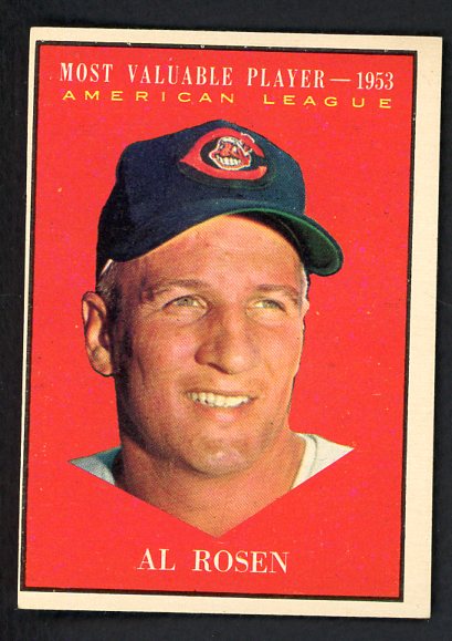 1961 Topps Baseball #474 Al Rosen MVP Indians EX 466941