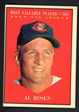 1961 Topps Baseball #474 Al Rosen MVP Indians EX 466941