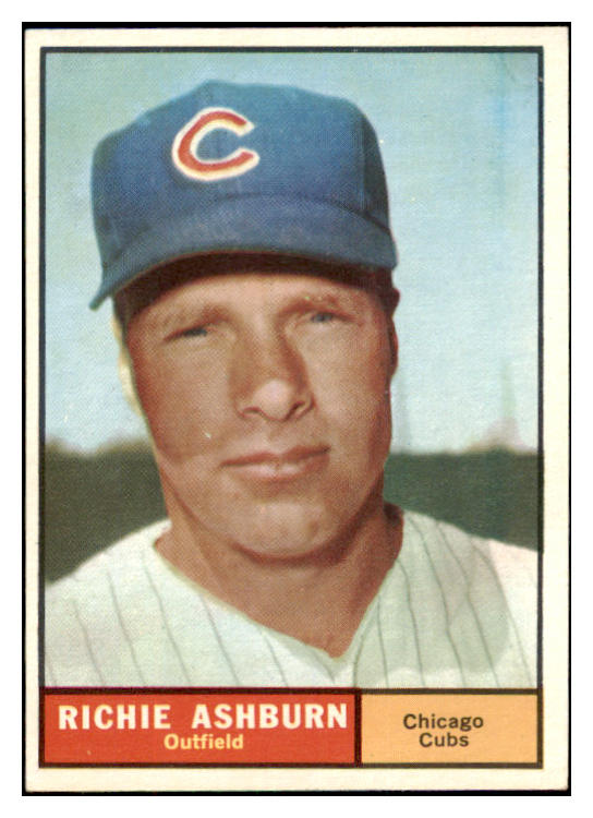 1961 Topps Baseball #088 Richie Ashburn Cubs NR-MT 466946