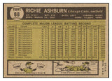 1961 Topps Baseball #088 Richie Ashburn Cubs NR-MT 466946