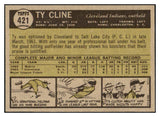 1961 Topps Baseball #421 Ty Cline Indians NR-MT 466959