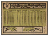 1961 Topps Baseball #020 Robin Roberts Phillies NR-MT 466962