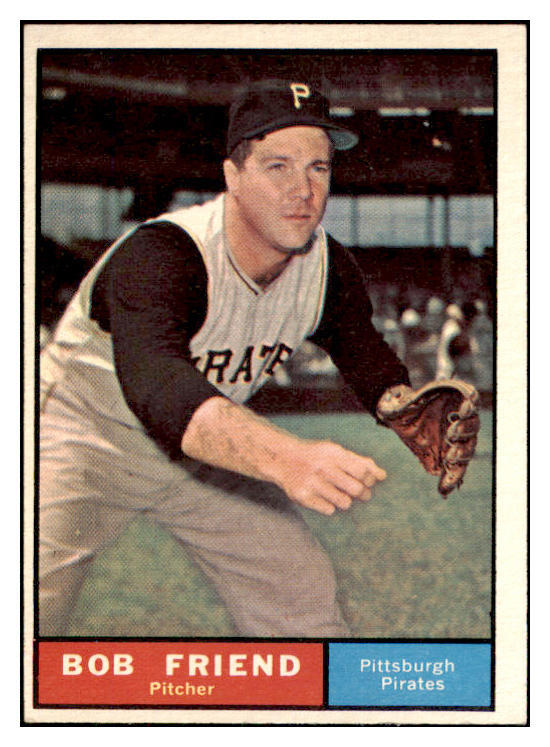 1961 Topps Baseball #270 Bob Friend Pirates EX-MT 466965