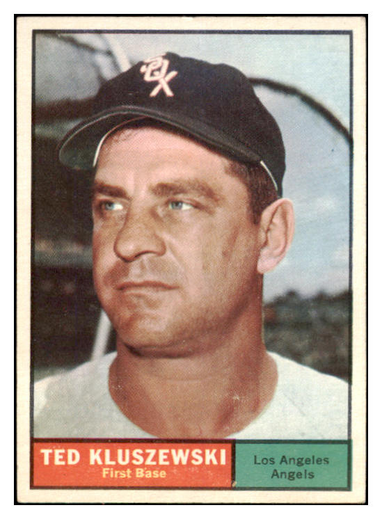 1961 Topps Baseball #065 Ted Kluszewski Angels EX-MT 466971