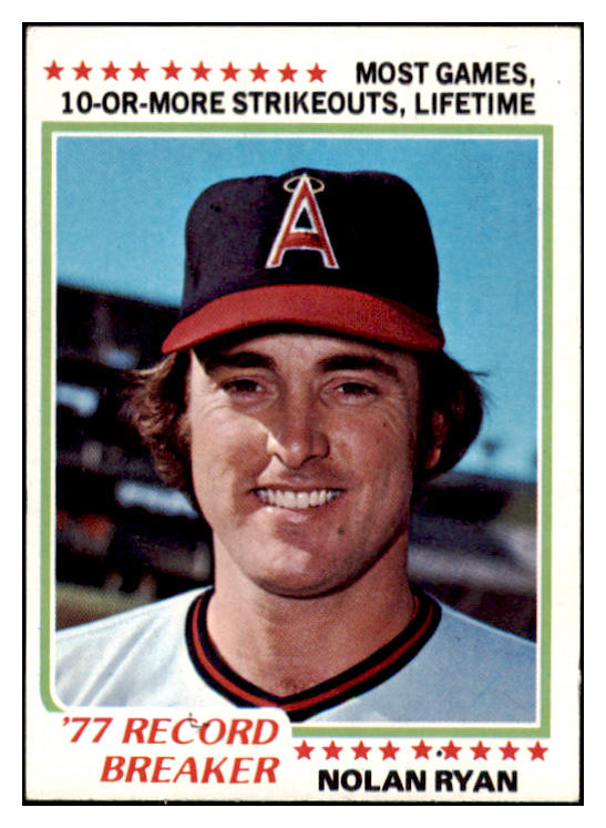1978 Topps Baseball #006 Nolan Ryan RB Angels EX 466982