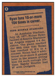 1978 Topps Baseball #006 Nolan Ryan RB Angels EX 466982