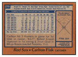 1978 Topps Baseball #270 Carlton Fisk Red Sox EX-MT 466983