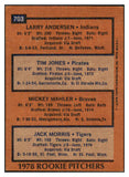 1978 Topps Baseball #703 Jack Morris Tigers EX-MT 466985
