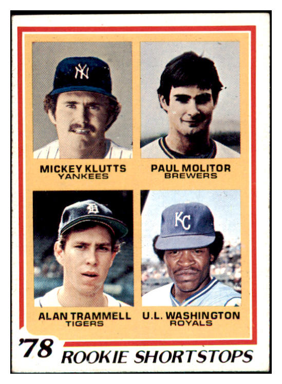 1978 Topps Baseball #707 Paul Molitor Brewers EX-MT 466986
