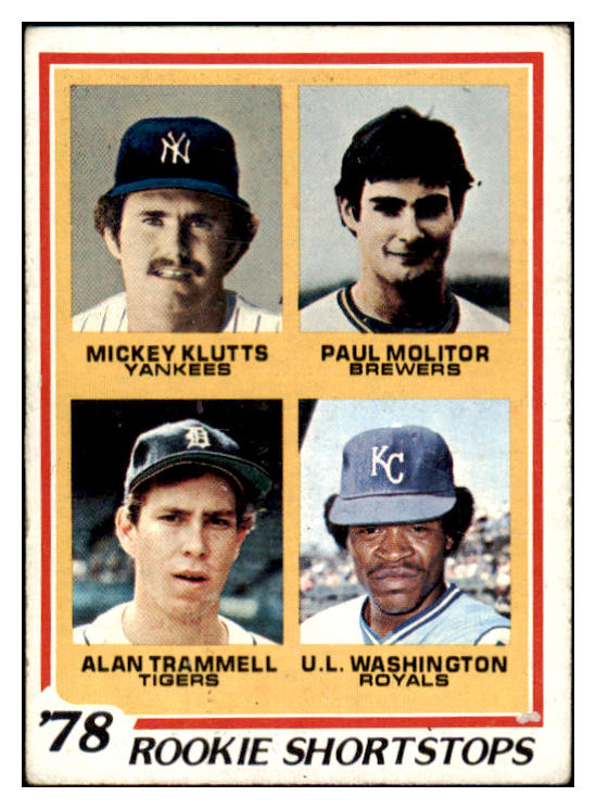 1978 Topps Baseball #707 Paul Molitor Brewers VG-EX 466992