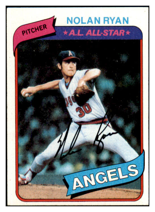 1980 Topps Baseball #580 Nolan Ryan Angels VG-EX 467013