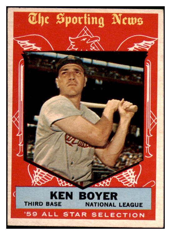 1959 Topps Baseball #557 Ken Boyer A.S. Cardinals EX-MT 467023