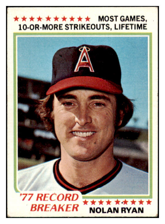 1978 Topps Baseball #006 Nolan Ryan RB Angels EX 467026