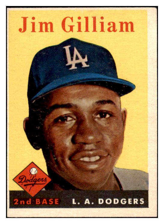 1958 Topps Baseball #215 Jim Gilliam Dodgers EX 467038