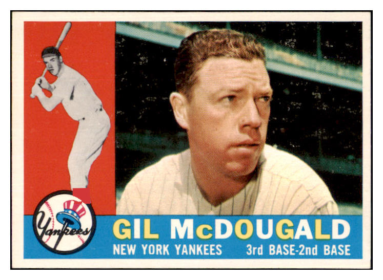 1960 Topps Baseball #247 Gil McDougald Yankees EX 467090