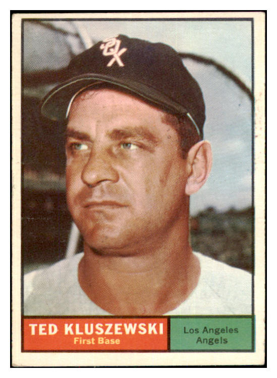1961 Topps Baseball #065 Ted Kluszewski Angels EX 467125