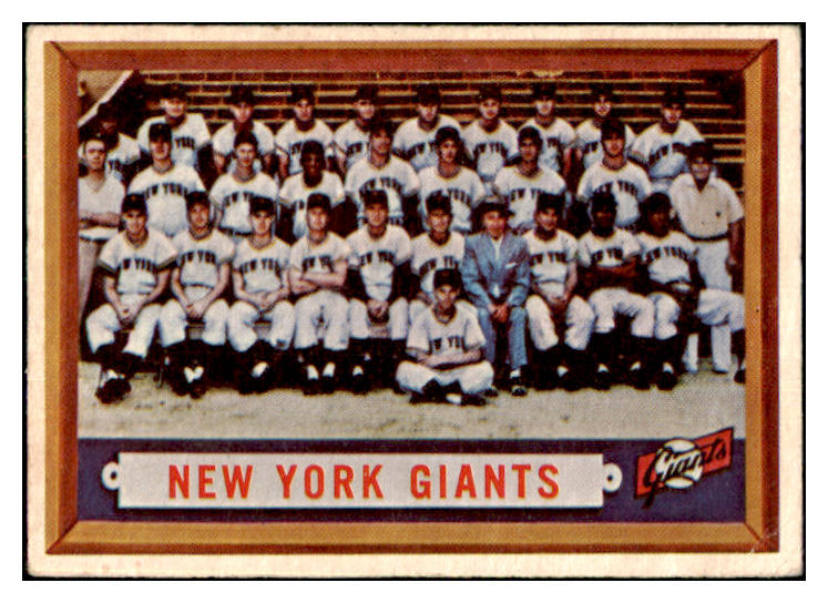 1957 Topps Baseball #317 New York Giants Team VG-EX 467133